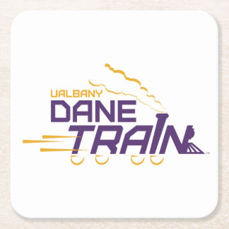 Porta-copo De Papel Quadrado Logotipo do trem com guincho de angina-sobe