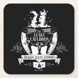 Porta-copo De Papel Quadrado Loja Gráfica LEAKY CAULDRON™