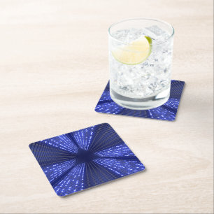 Porta-copo De Papel Quadrado luz brilhante