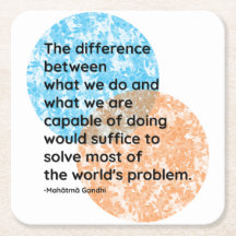 Mahatma Gandhi Somos Citações