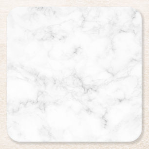 Porta-copo De Papel Quadrado Marble