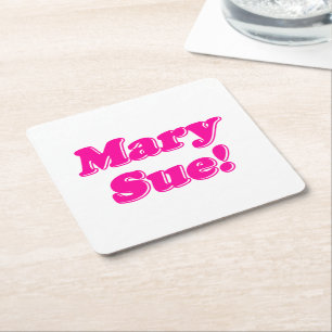 Porta-copo De Papel Quadrado Mary Sue!