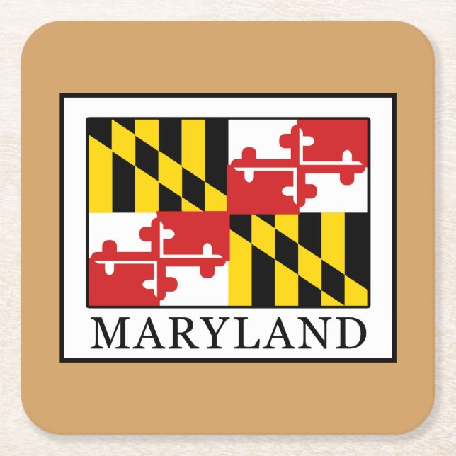 Porta-copo De Papel Quadrado Maryland (Frente)
