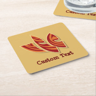 Porta-copo De Papel Quadrado Máscaras Africanas