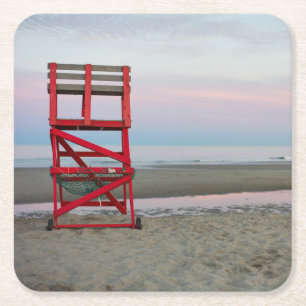 Porta-copo De Papel Quadrado Massachusetts, Gloucester, Praia Good Harbor