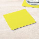 Porta-copo De Papel Quadrado Melhore Seu Design com Fundo Amarelo<br><div class="desc">6 Porta-copos de Papel Quadrados Personalizados para Qualquer Evento.</div>