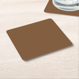 Porta-copo De Papel Quadrado Melhore seu Design com um fundo castanho