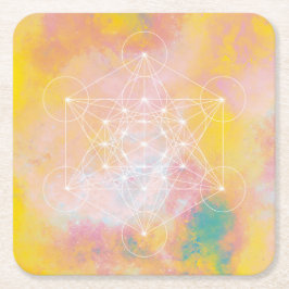 Porta-copo De Papel Quadrado Métatron