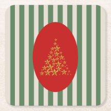 Mid century christmas tree with Golden star