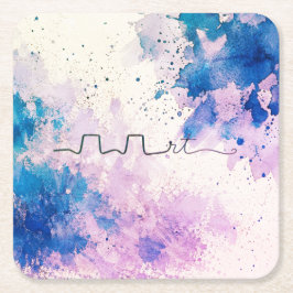Porta-copo De Papel Quadrado Minimalist RT Design | Inhalotherapy Inspired