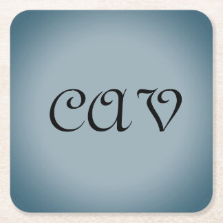 Porta-copo De Papel Quadrado Mochila com texto desenhado