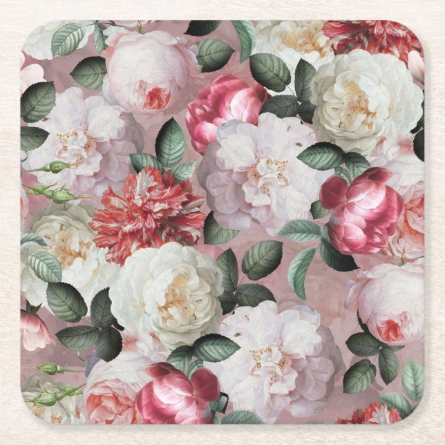 Porta-copo De Papel Quadrado Modelo (Frente)