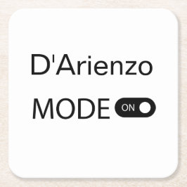 Porta-copo De Papel Quadrado Modo D'Arienzo engraçado Tanguero Tango Dancer Mil