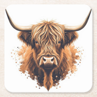 Porta-copo De Papel Quadrado Montanha Alta Coo Coaster