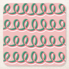 Porta-copo De Papel Quadrado Montanha Russa de Loops