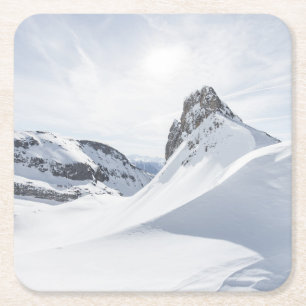 Porta-copo De Papel Quadrado Montanhas Achensee Zillertal, Áustria