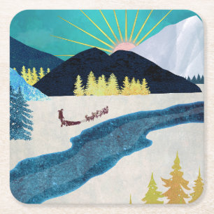 Porta-copo De Papel Quadrado Morning Musher