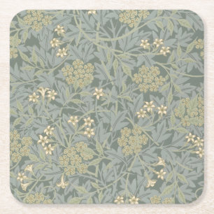 Porta-copo De Papel Quadrado Morris Vine & Jasmine Garden Flor Clássica