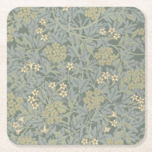 Porta-copo De Papel Quadrado Morris Vinha & Jardim de Jasmim Flor Clássica