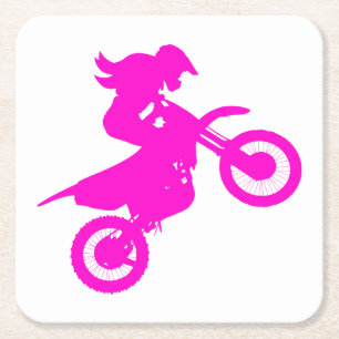 Porta-copo De Papel Quadrado Moto Dirt