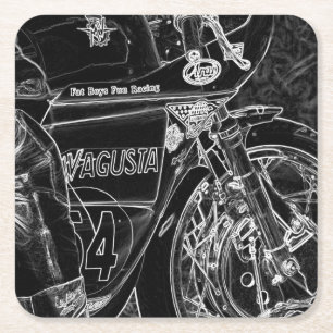 Porta-copo De Papel Quadrado Motocicleta 1