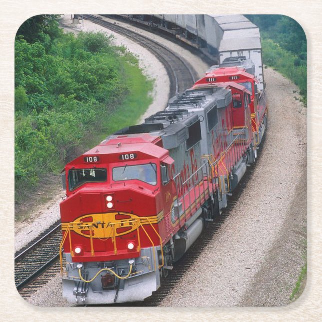 Porta-copo De Papel Quadrado Motor diesel clássico (Frente)