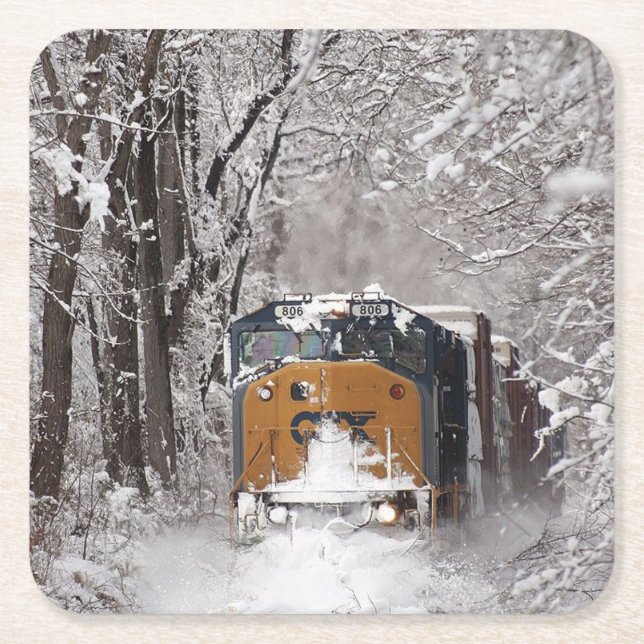 Porta-copo De Papel Quadrado Motor diesel clássico (Frente)