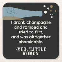 Mulheres Pequenas Citação de Champanhe Fofo Literá