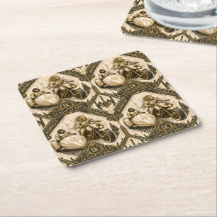 Porta-copo De Papel Quadrado munkus Patrulha noturna de papel suporte de copos/
