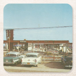 Porta-copo De Papel Quadrado Myrtle Beach, Vintage View