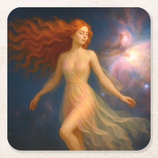 Porta-copo De Papel Quadrado Mystik Woman – Glasuntersetzer