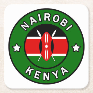 Porta-copo De Papel Quadrado Nairobi Kenya