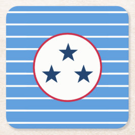 Porta-copo De Papel Quadrado Nashville, Tennessee Volunteer State Tri-Star
