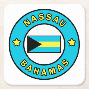 Porta-copo De Papel Quadrado Nassau Bahamas