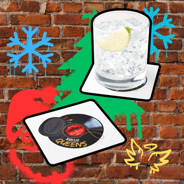 Porta-copo De Papel Quadrado Natal em Hollis Queens (Criador carregado)