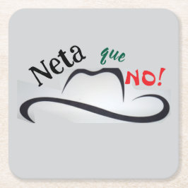 Porta-copo De Papel Quadrado Neta que No!