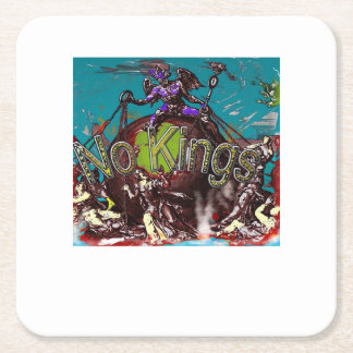 Porta-copo De Papel Quadrado No Kings Classic Modern Minimal Style