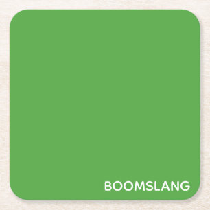 Porta-copo De Papel Quadrado Nome da cor verde de Boomslang