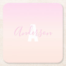 Nome e Monograma do Modelo de Gradação de rosas cl