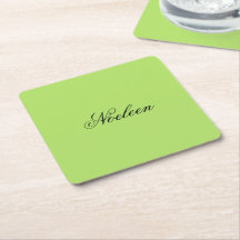 Nome personalizado de cor de limão simples