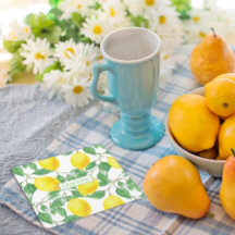 Nome personalizado do padrão-limão amarelo