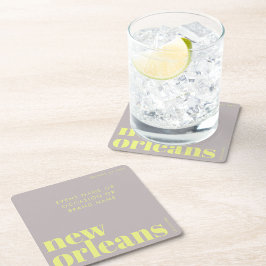 Porta-copo De Papel Quadrado Nova Orleans, Porta copos de papel do partido Loui