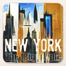 Nova York - A Grande Pintura Abstrato Apple