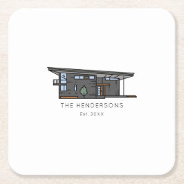 Porta-copo De Papel Quadrado Novo Partido Moderno para o Aquecimento Doméstico