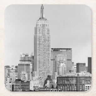 Porta-copo De Papel Quadrado NYC Skyline IV