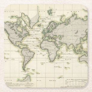 Porta-copo De Papel Quadrado O barómetro médio