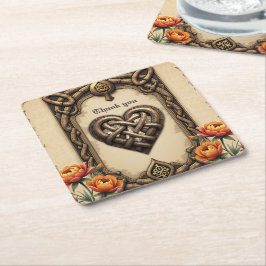 Porta-copo De Papel Quadrado O batimento cardíaco dos deuses antigos: