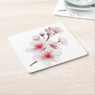 Porta-copo De Papel Quadrado O Design da Série Okinawa 30
