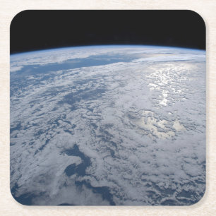 Porta-copo De Papel Quadrado O Glint do Sol Está Vencendo No Oceano Pacífico Su