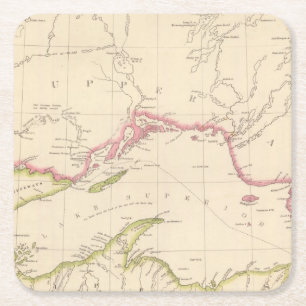 Porta-copo De Papel Quadrado O Lago Superior